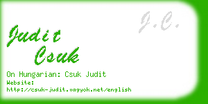 judit csuk business card